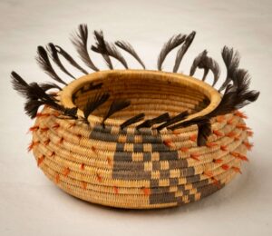 Pomo Basket from the California Academy of Sciences (photo by Sharon Beals)